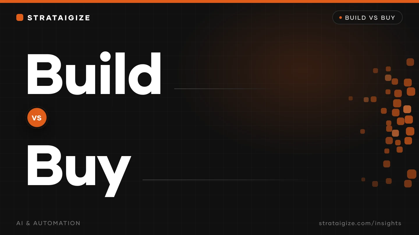 Build vs Buy AI Agents: A 2026 Decision Rule