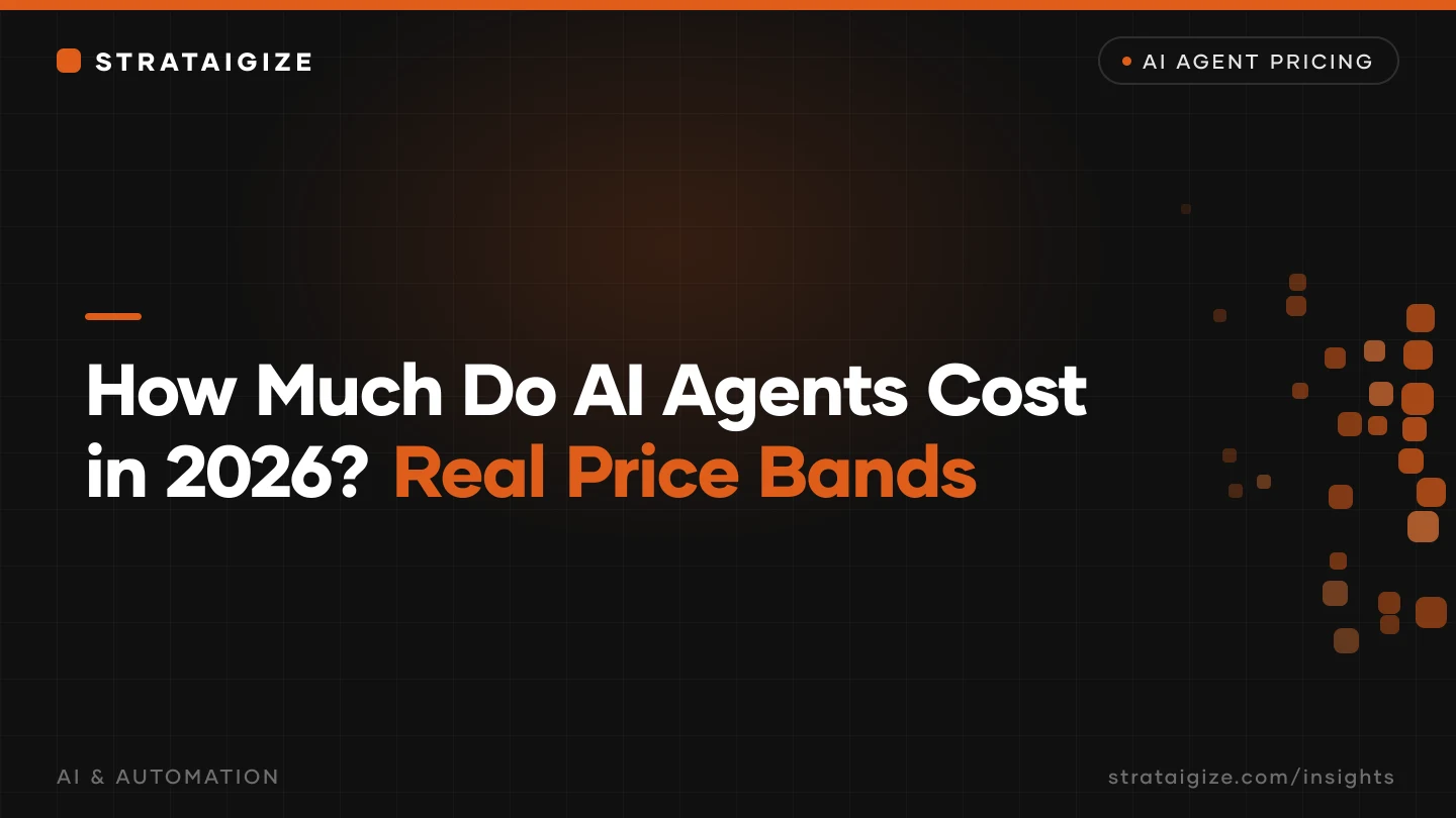 How Much Do AI Agents Cost in 2026? Real Price Bands