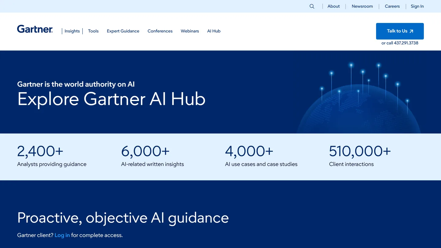 Gartner's AI research hub, cited here on agent pilot failure rates