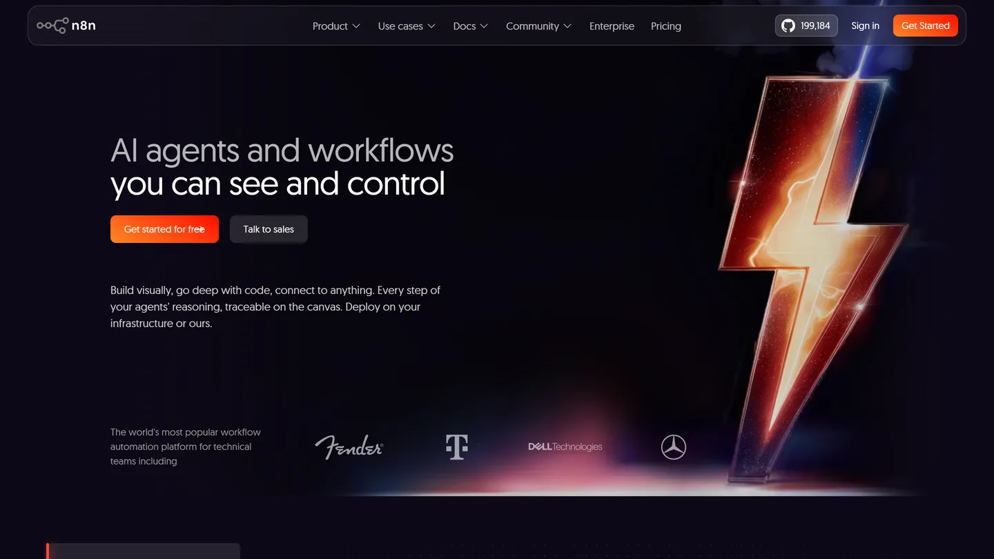 n8n, one of the DIY automation platforms in the build-versus-buy comparison